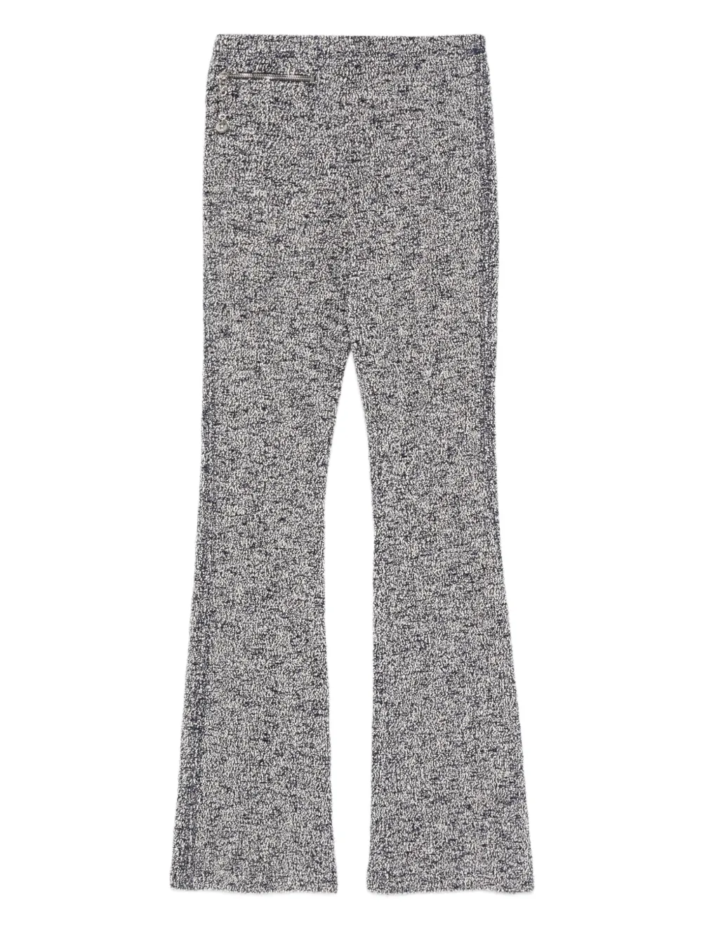 Rabanne Hose mit Reißverschlusstasche - Blau