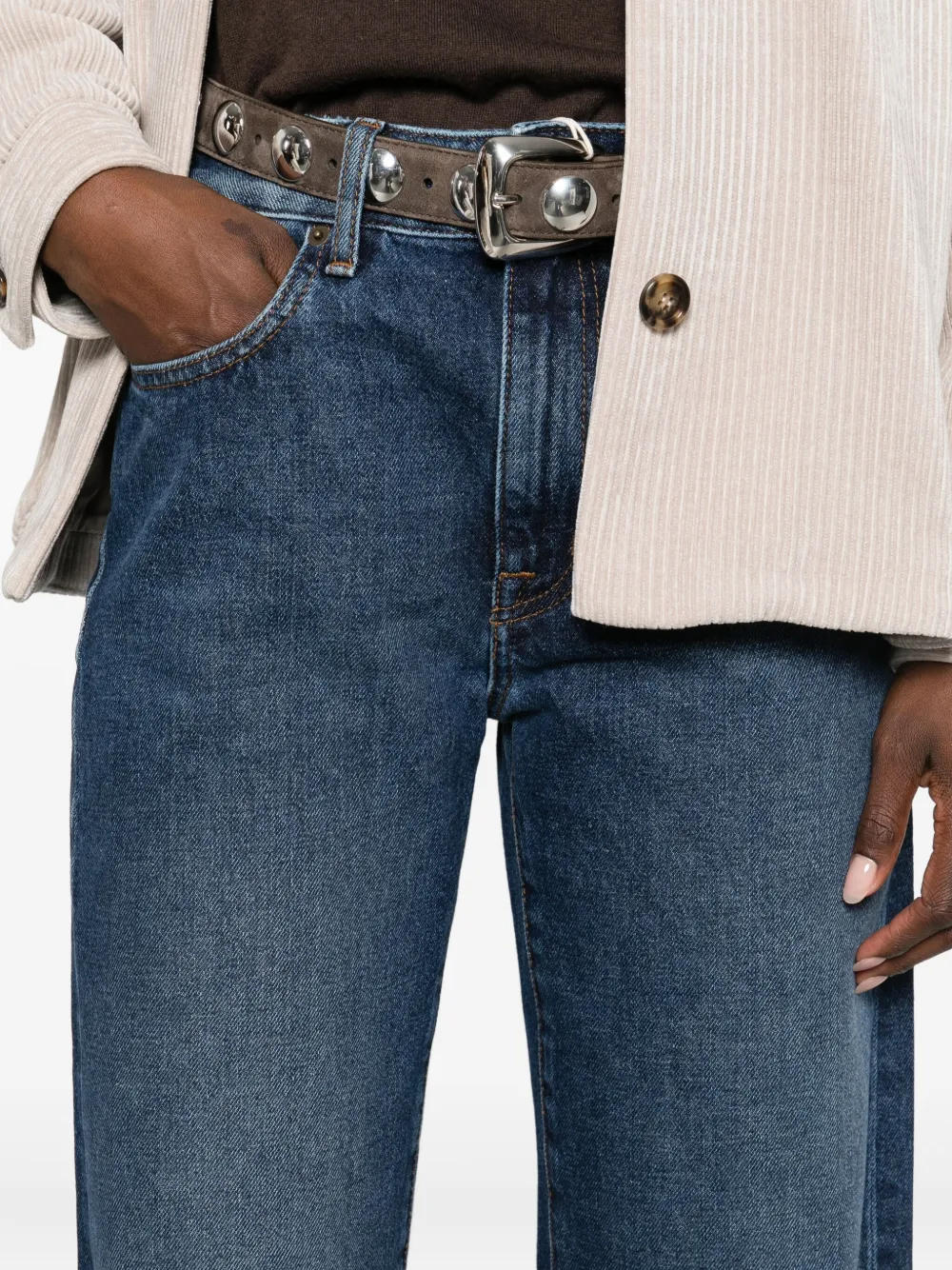 Jacob Cohën Jeans met vijf zakken Blauw