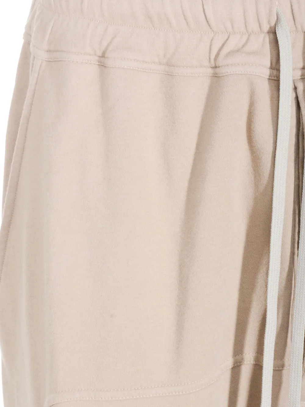 Rick Owens Drkshdw Comfortable Trousers Featuring Elastic Waistband In Neutral