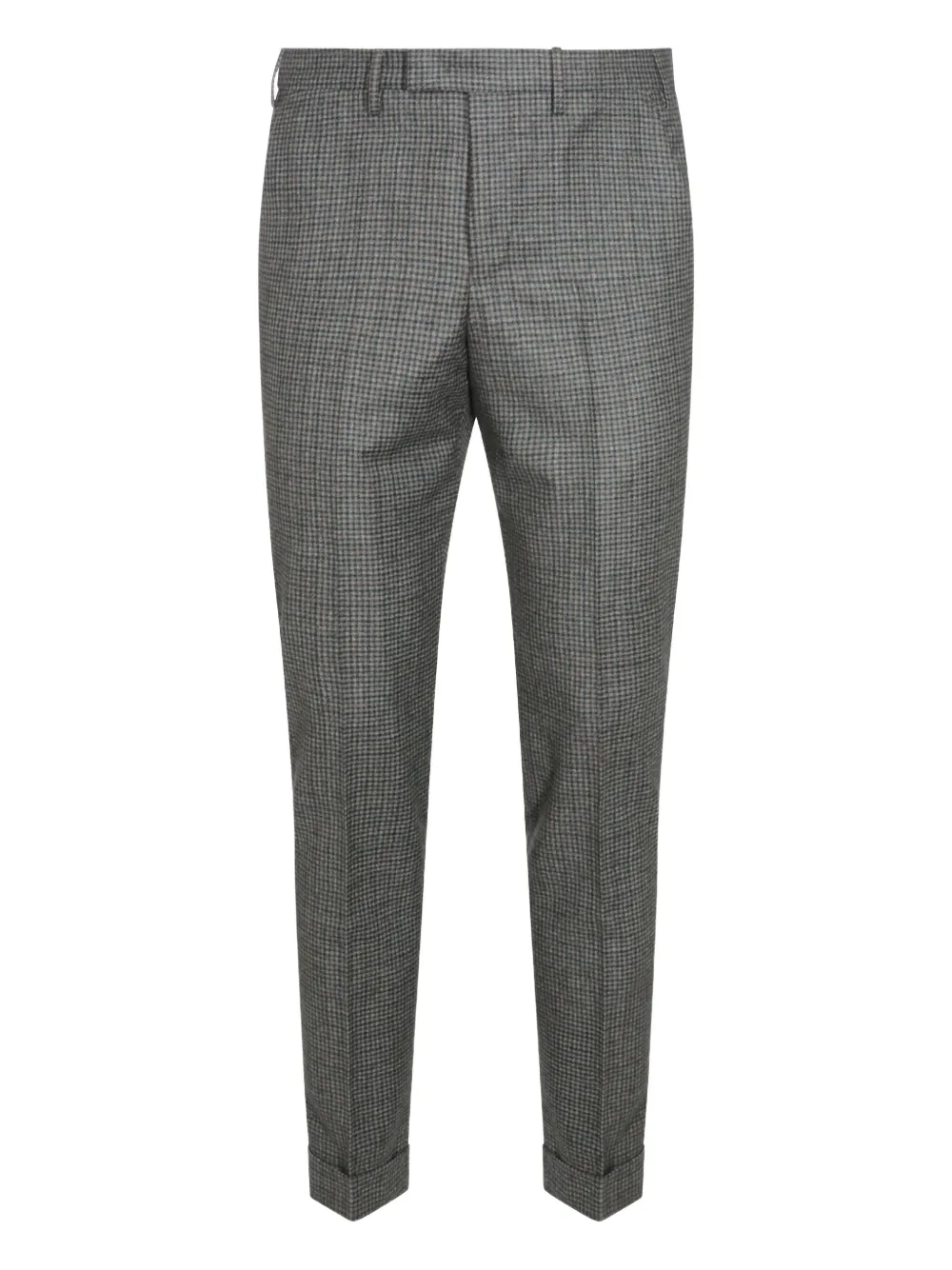PT Torino checked-pattern trousers | Grey | Image 1