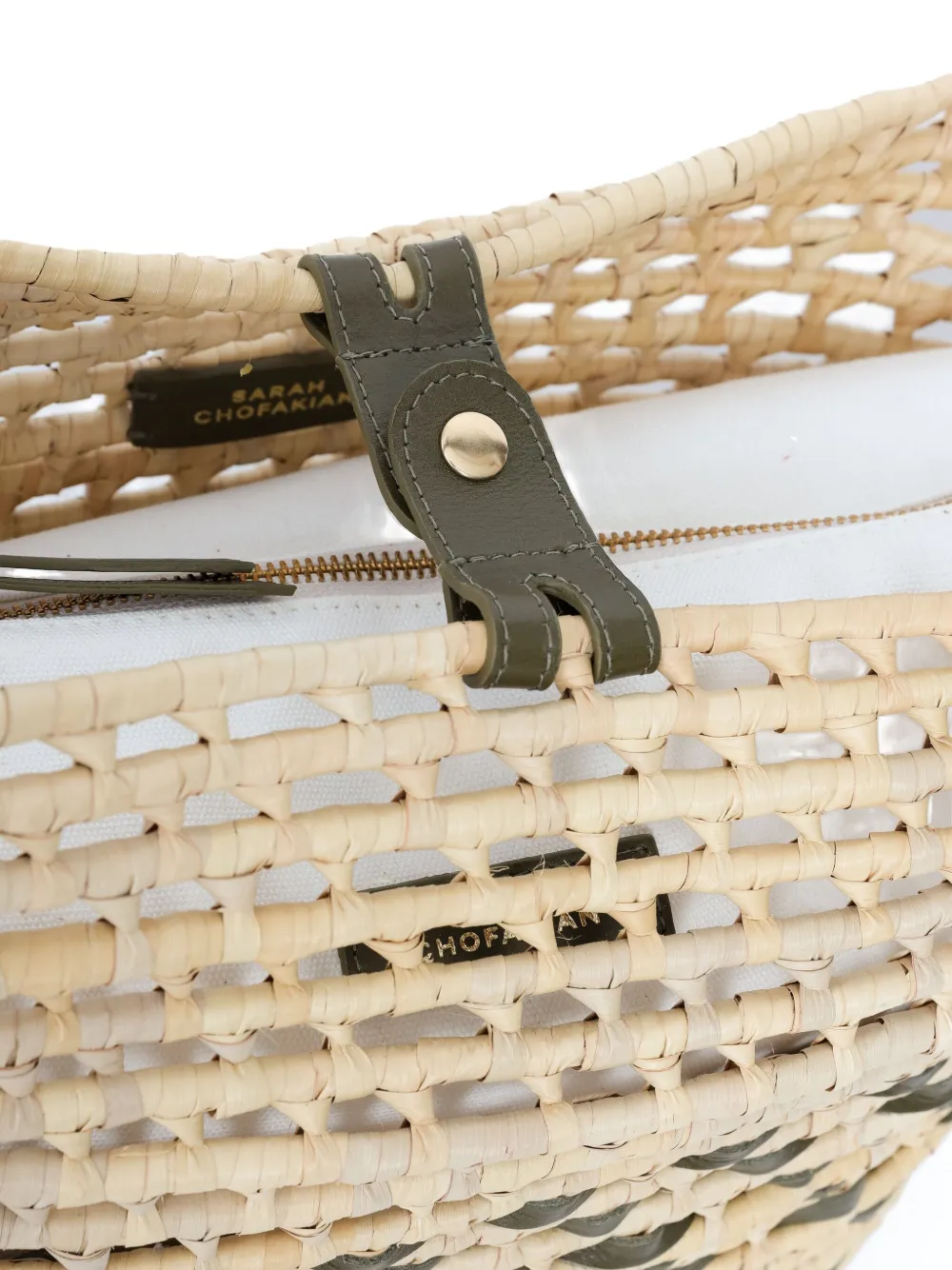  Sarah Chofakian Opera Glace Satchel Bag - Neutrals 