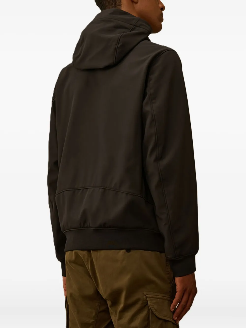 C.P. Company Jack met capuchon en rits Zwart