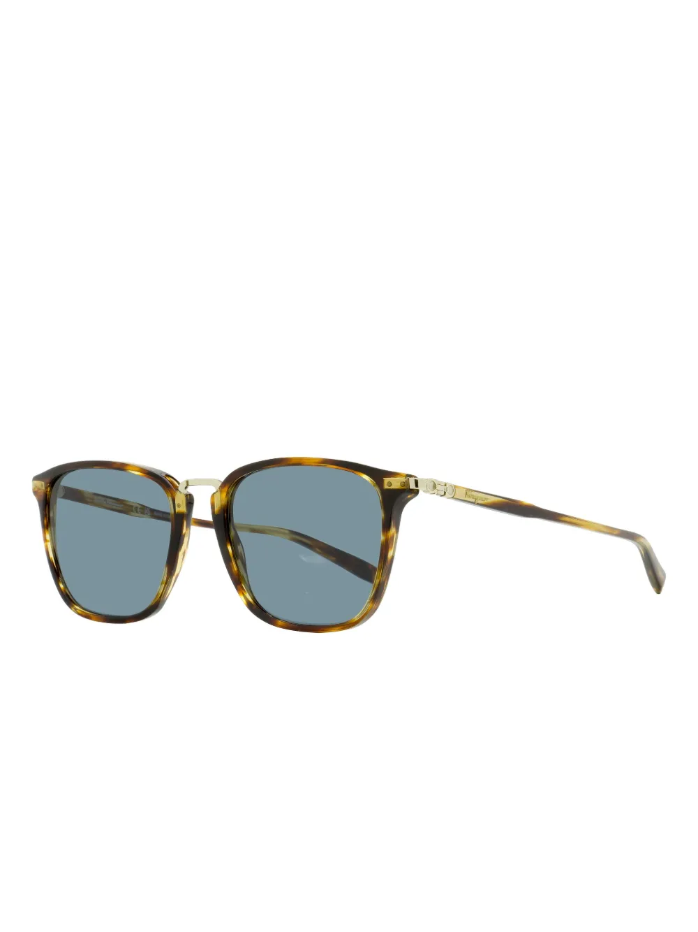 Ferragamo Eyewear Square-frame Sunglasses In Brown