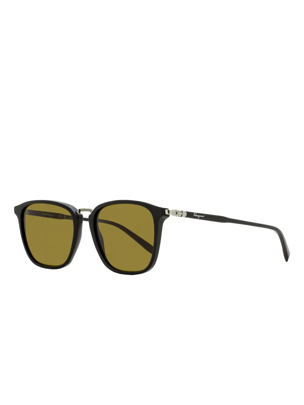 Ferragamo Eyewear 910 Square-frame Sunglasses In Brown