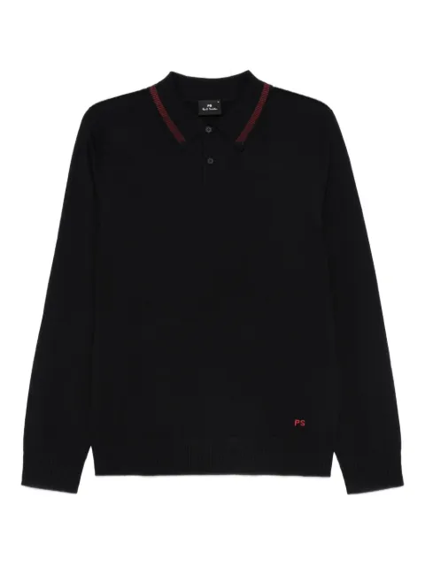 Paul Smith logo-embroidered polo shirt