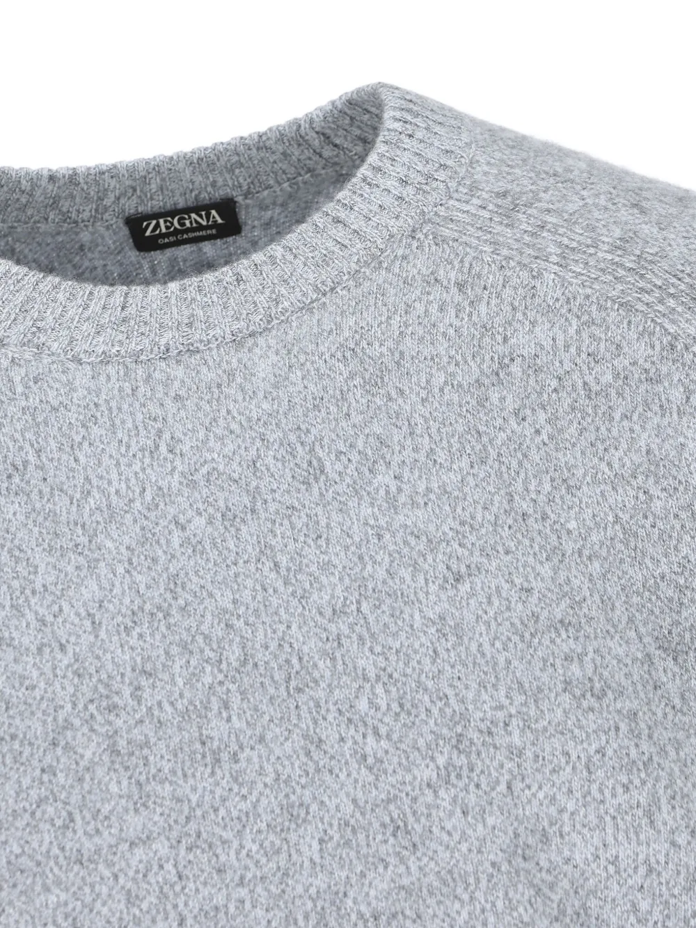 Zegna Crew-neck Sweater In Gray