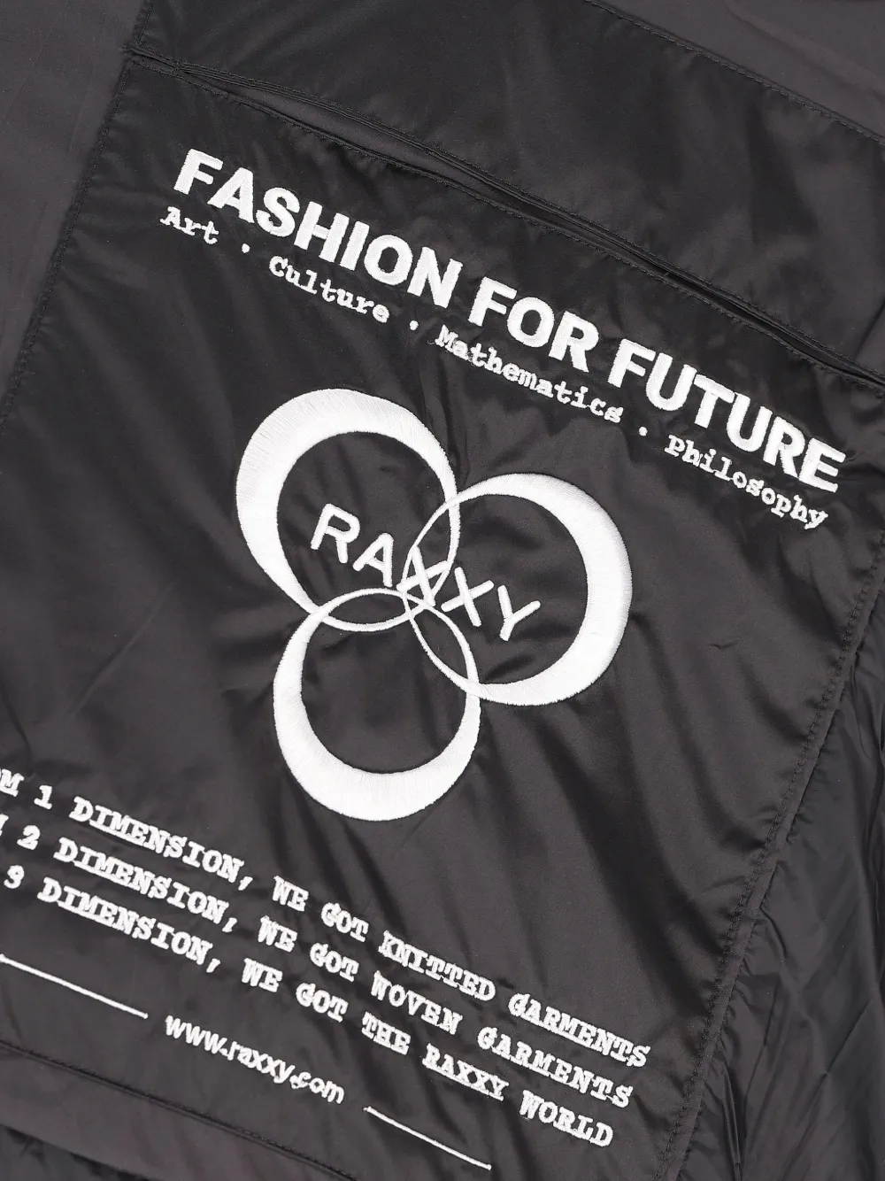 RAXXY Gevoerd jack met capuchon Zwart