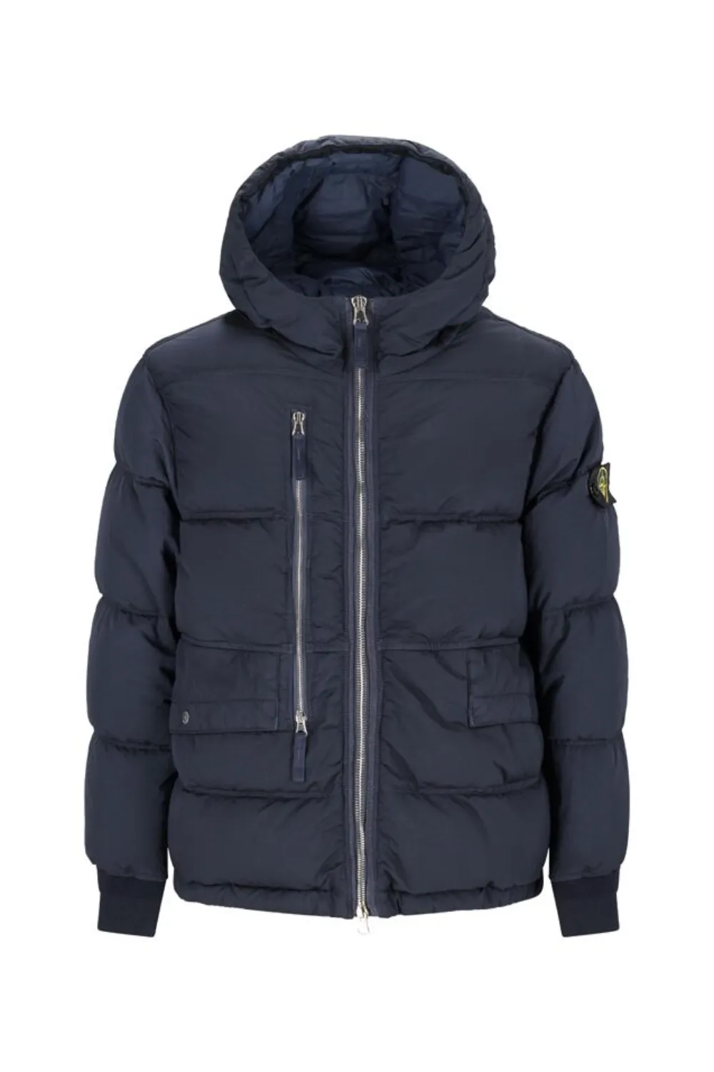 Stone Island plumífero con capucha | azul | Image 1