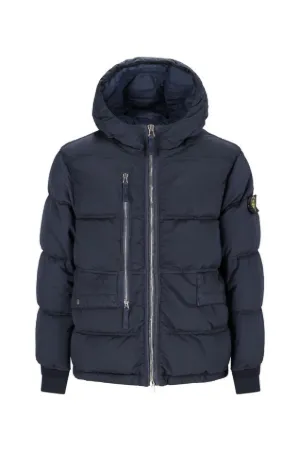 Stone Island Padded double-slider Zip Jacket | Blue | FARFETCH