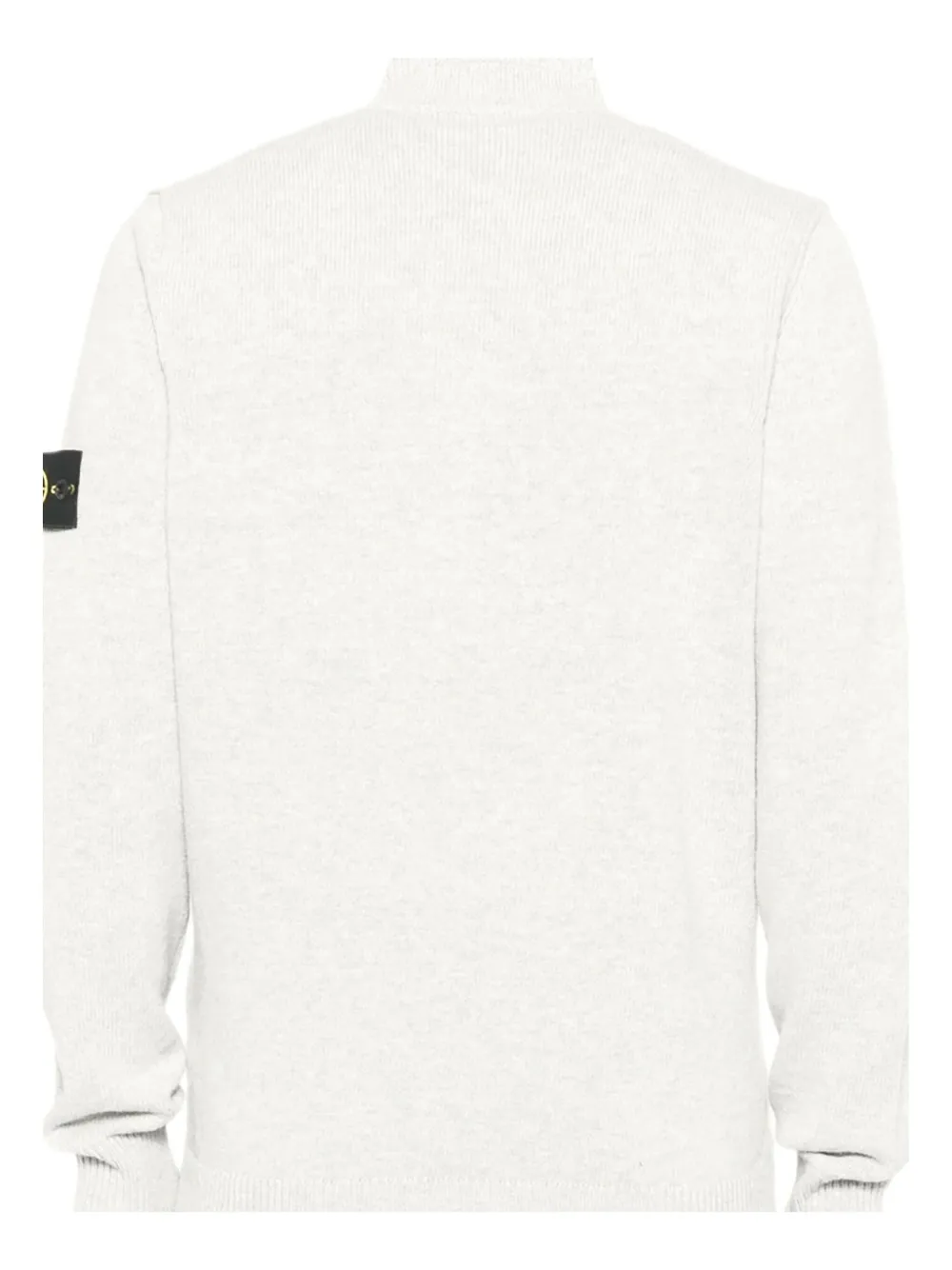 Stone Island wool blend polo shirt - Beige