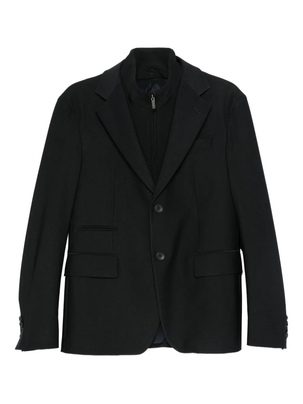 Emporio Armani button-fastening blazer | Black | Image 1