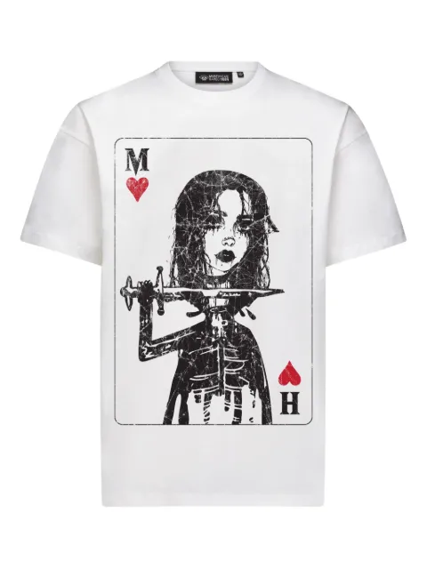 Mostly Heard Rarely Seen Heart Playing Card T-shirt