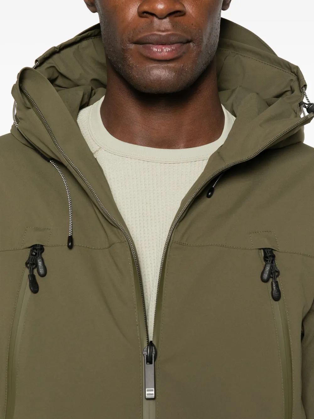OUTHERE Jack met capuchon Groen