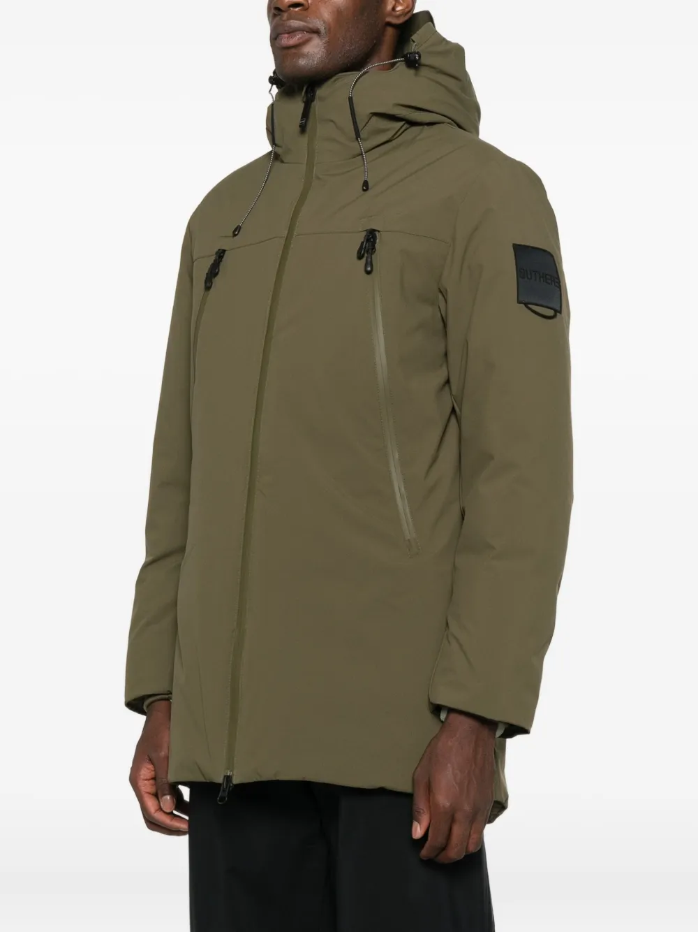 OUTHERE Jack met capuchon Groen