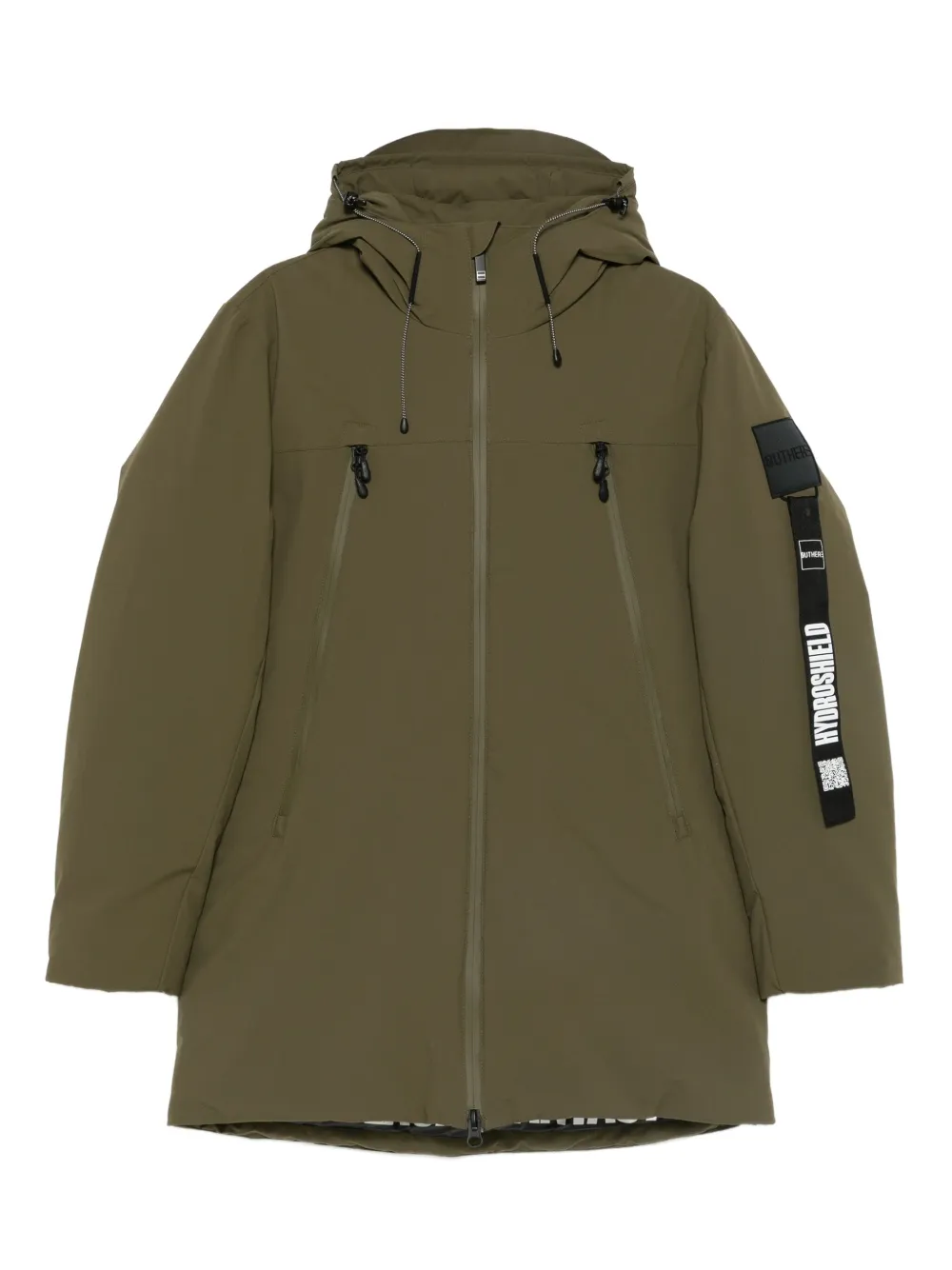 OUTHERE hooded zip-up jacket | Green | Image 1