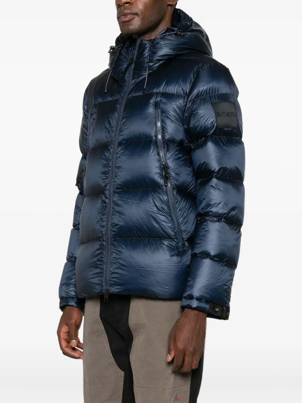 OUTHERE Jack met capuchon Blauw