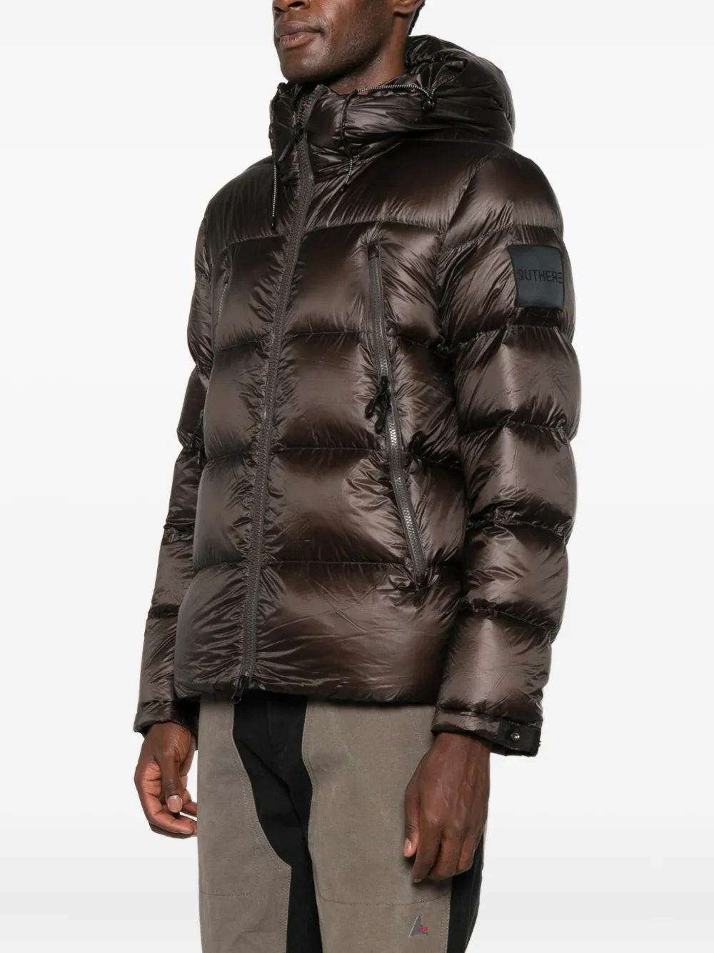 OUTHERE Jack met capuchon Bruin