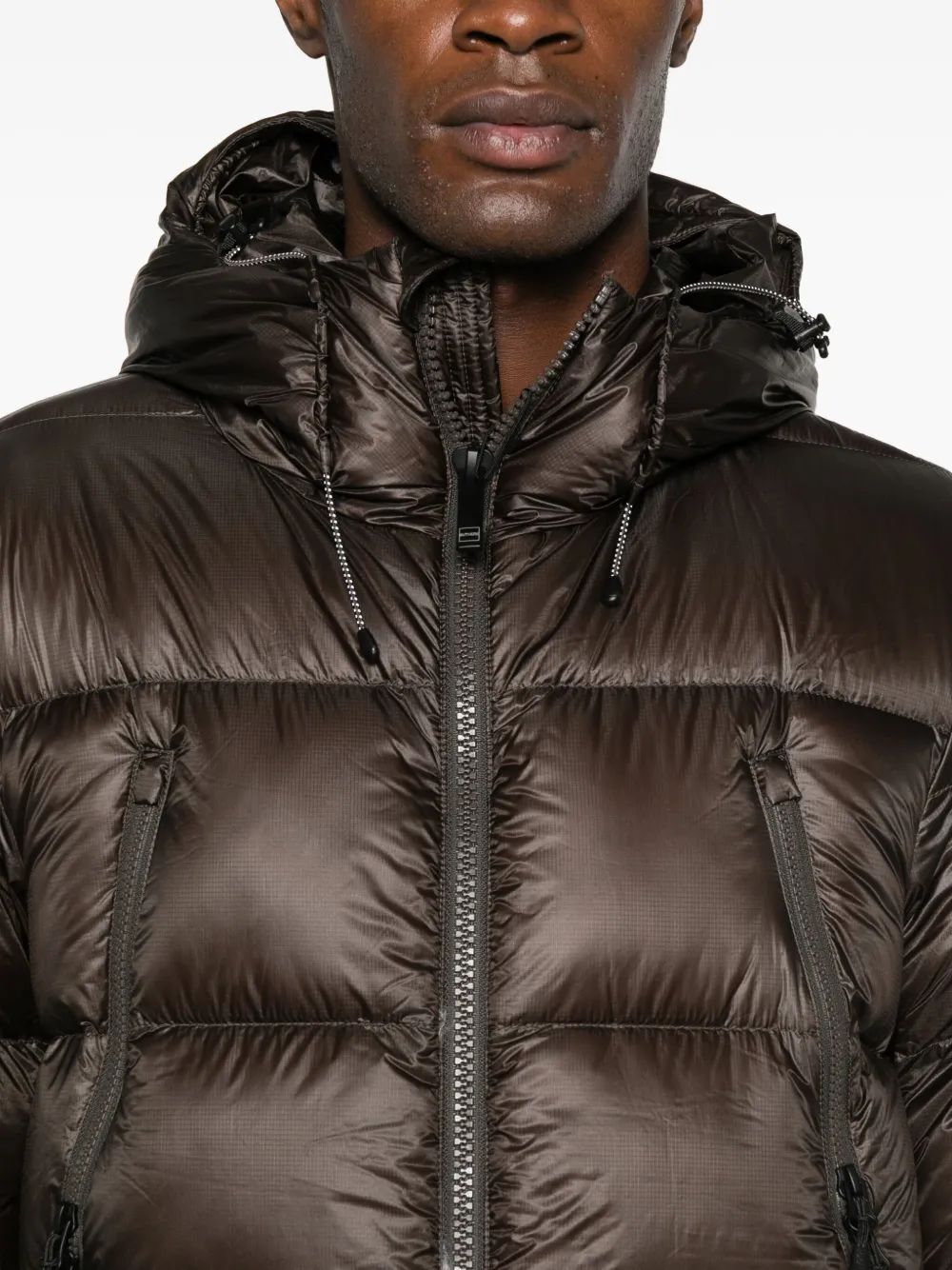 OUTHERE Jack met capuchon Bruin