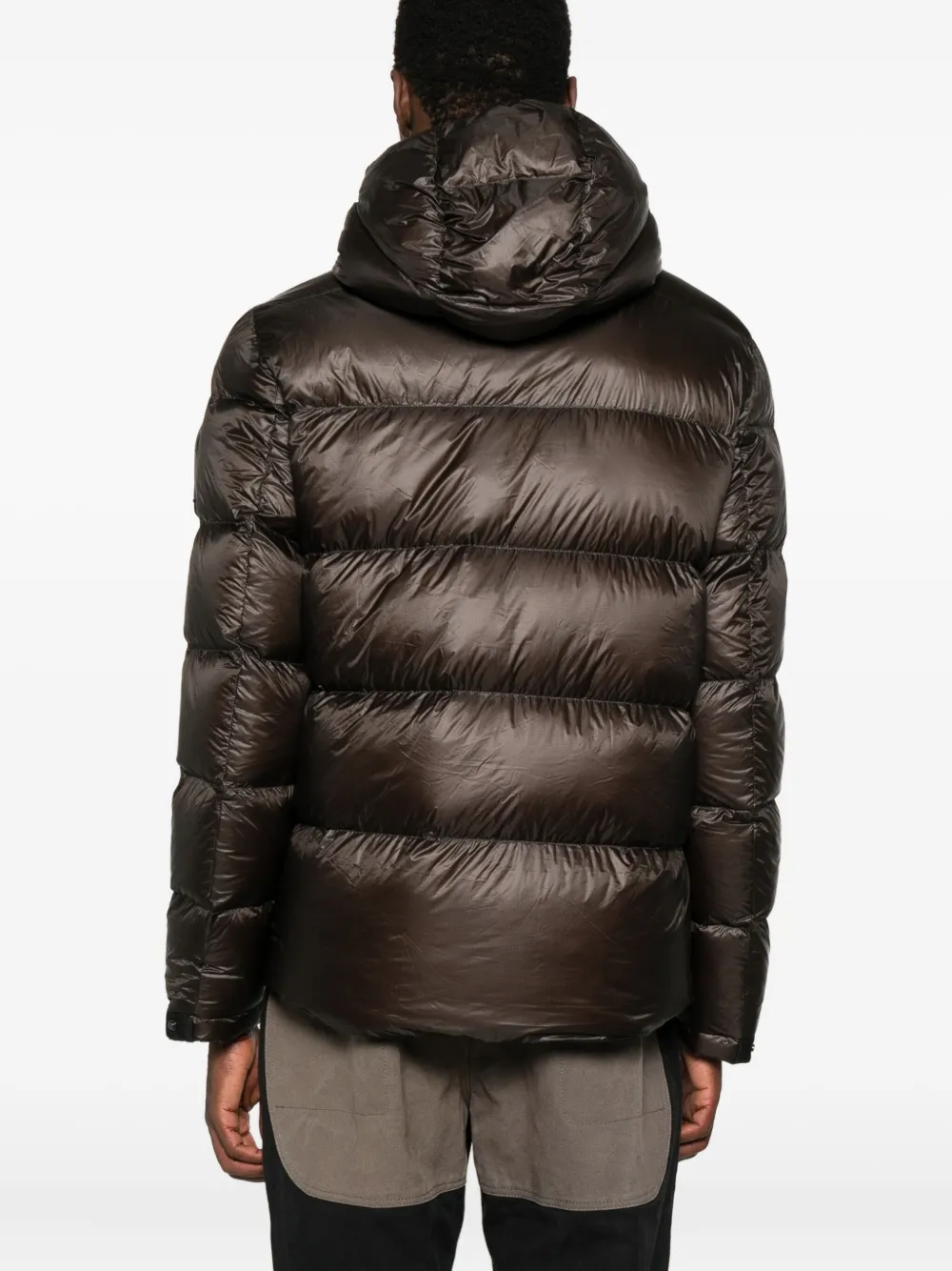 OUTHERE Jack met capuchon Bruin