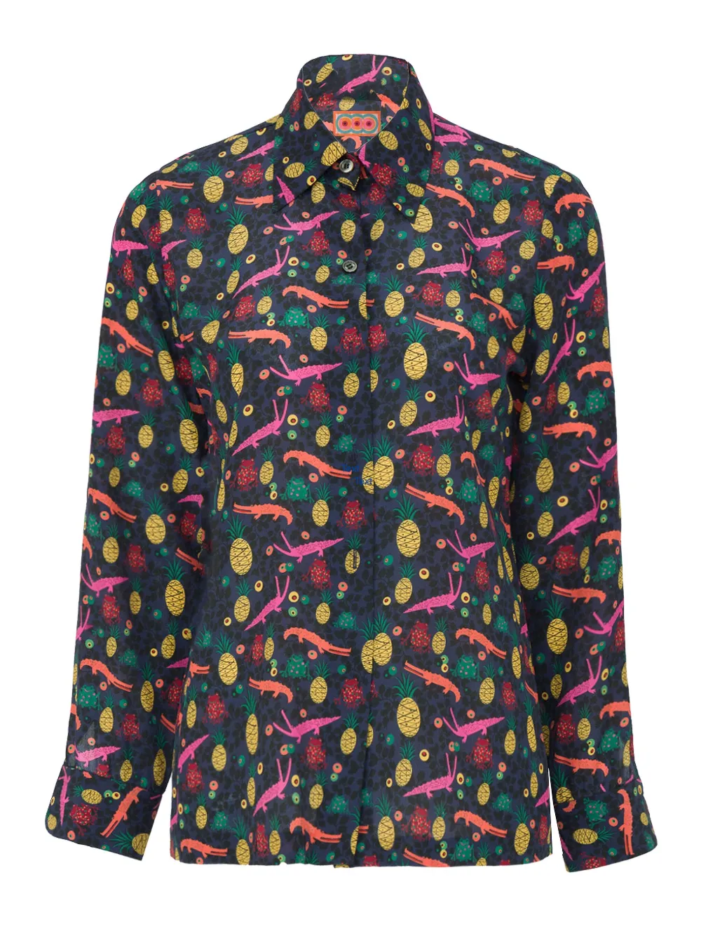 Lhd pineapple alligator print blouse | Blouses | Image 2
