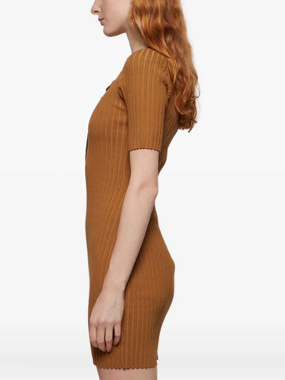 Lhd Button Knit Samphire Dress In Brown
