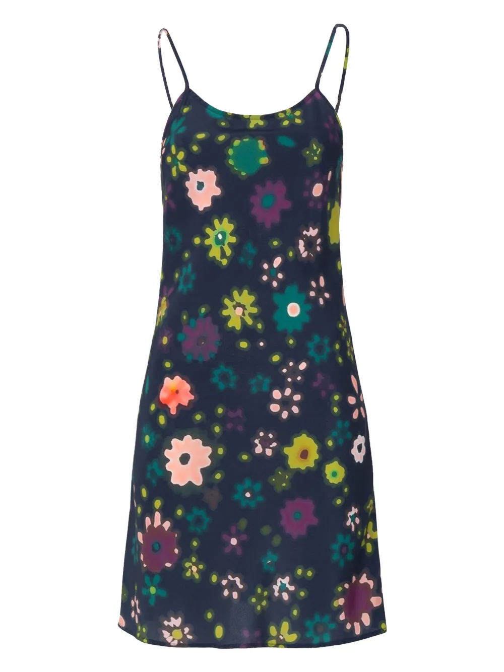 Lhd floral slip dress - Blauw