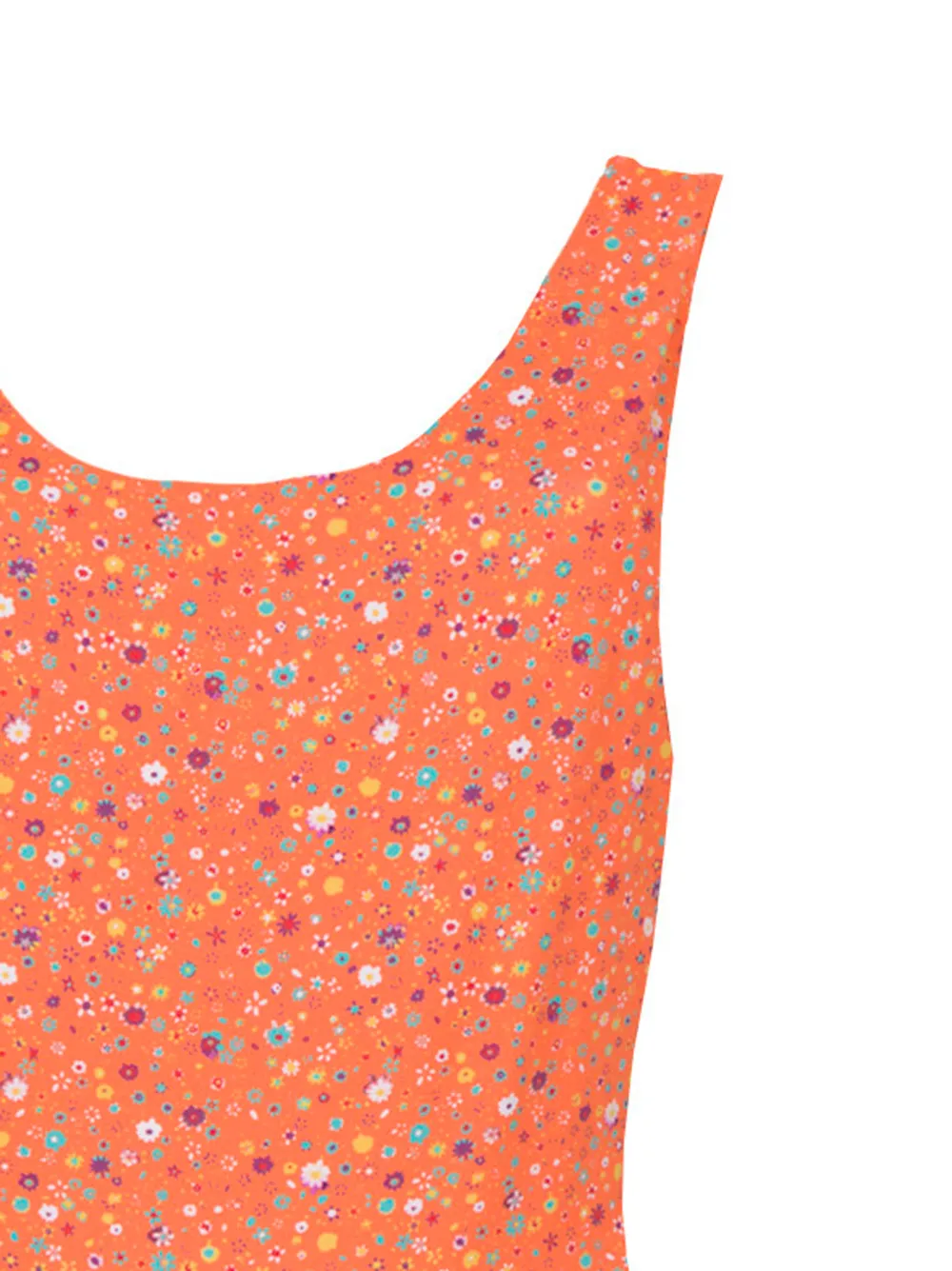  Lhd Key Biscayne Floral Bodysuit - Orange 