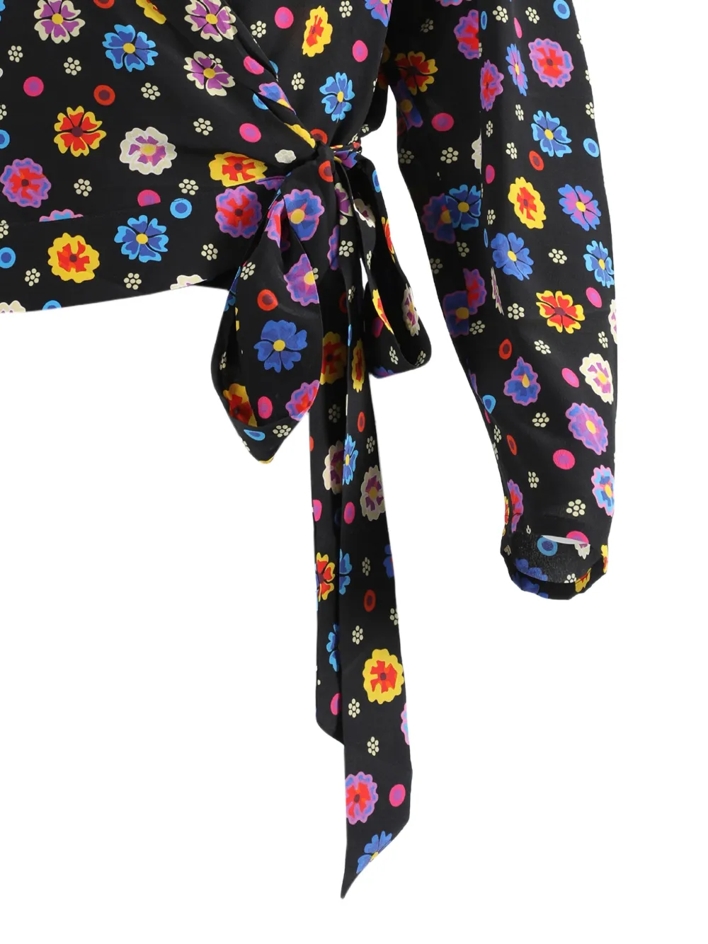 Odalys Floral Wrap Blouse