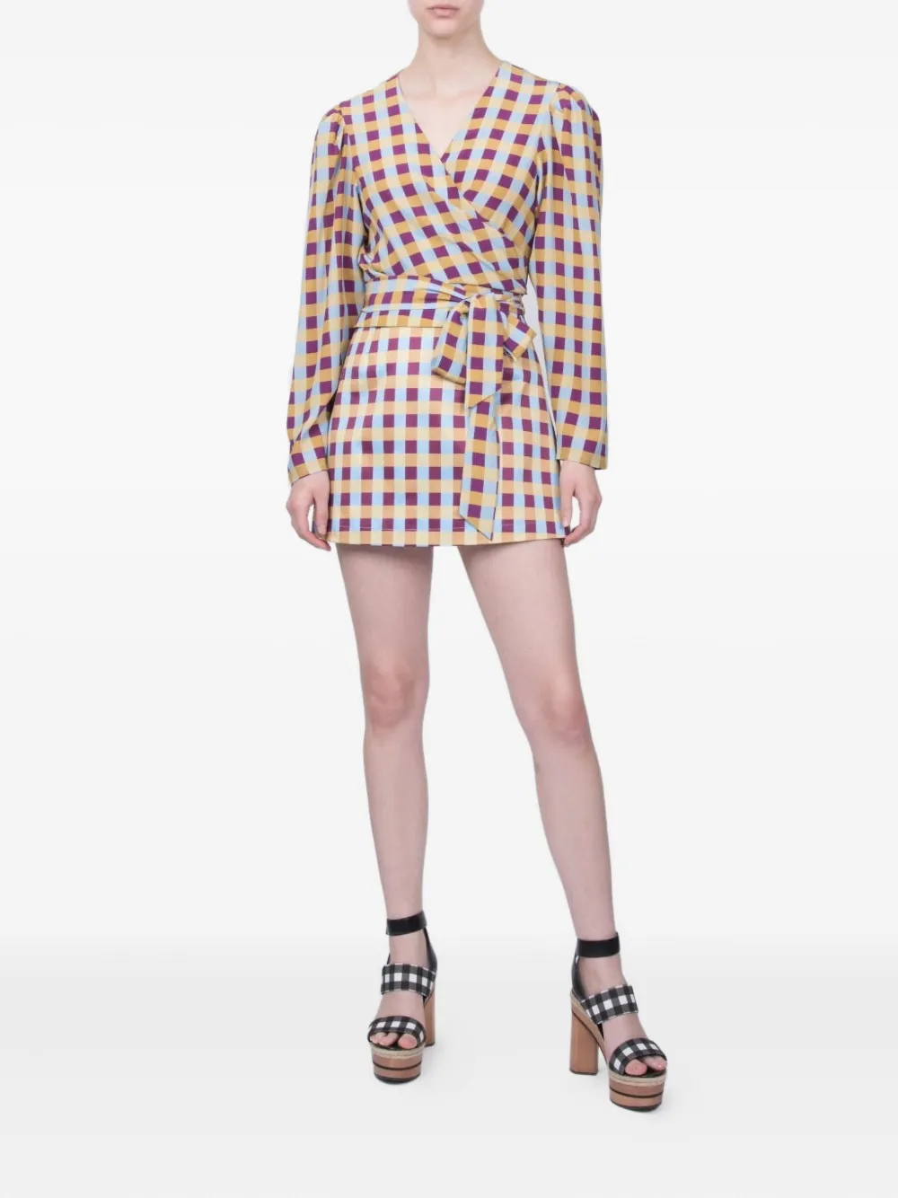 Lhd ingham citadelle check pattern skirt | A-Line Skirts | Image 2