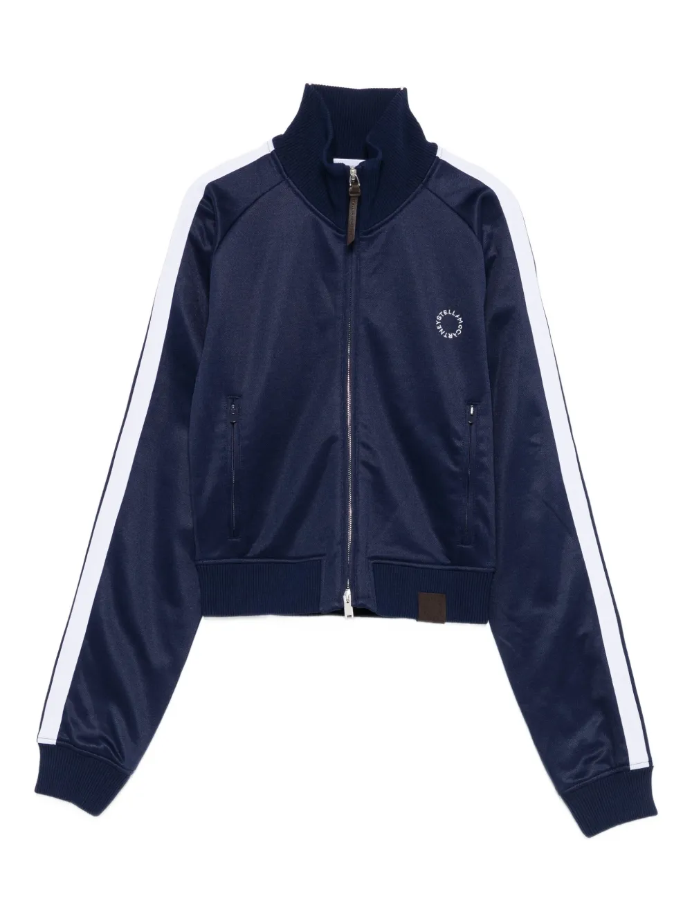 Stella Mccartney Stripe Track Jacket In Blue