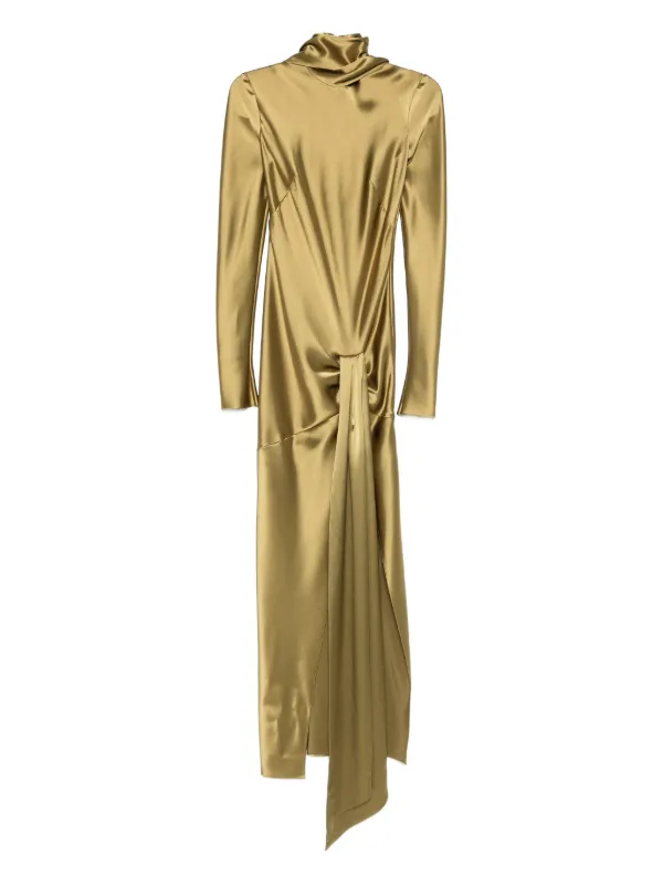 Galvan London Emilie Tie Midi Dress | Green | FARFETCH Galvan London Emilie Tie Midi Dress | Green | FARFETCH
