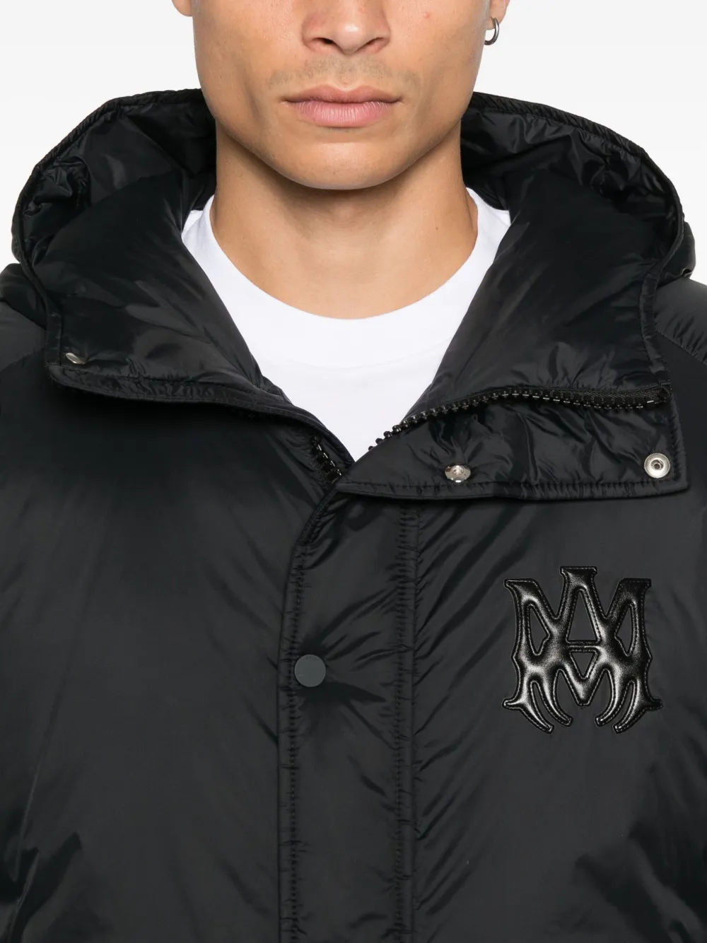 AMIRI Jack met capuchon en logopatch Zwart