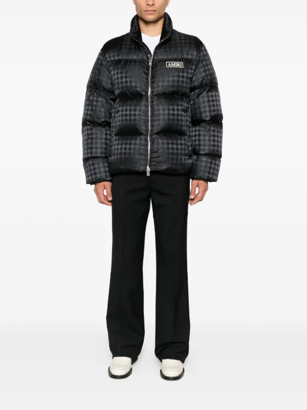 AMIRI MA Quad ジャカードパデッドジャケット | ブラック | FARFETCH JP