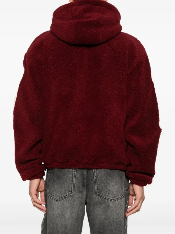 AMIRI Bones ジップアップ パーカー | レッド | FARFETCH JP