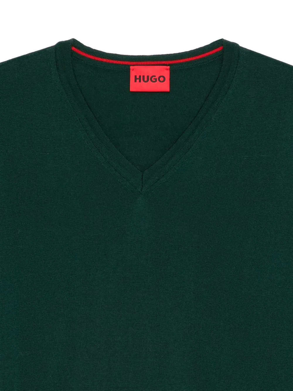  Boss V-neck Wool Sweater - Green 