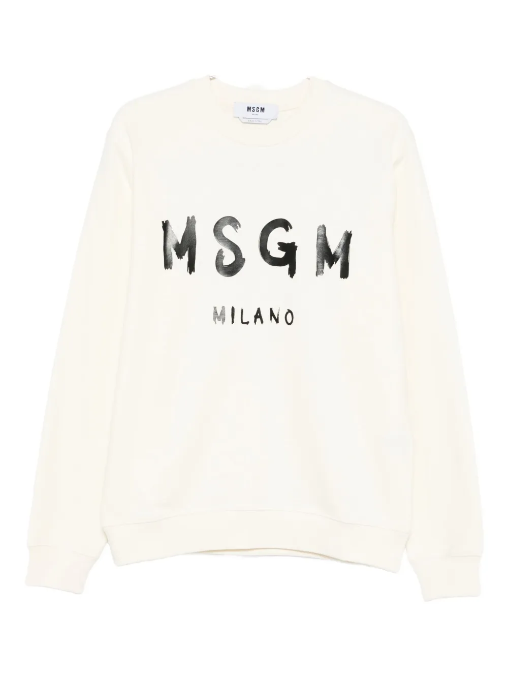 MSGM logo-print sweatshirt | White | Image 1