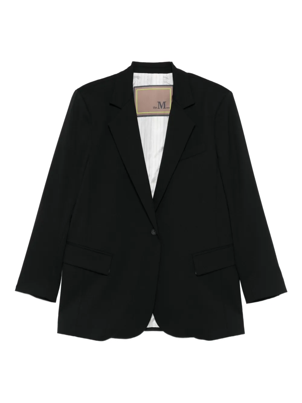 THE M Clara single-breasted blazer | Black | Image 1