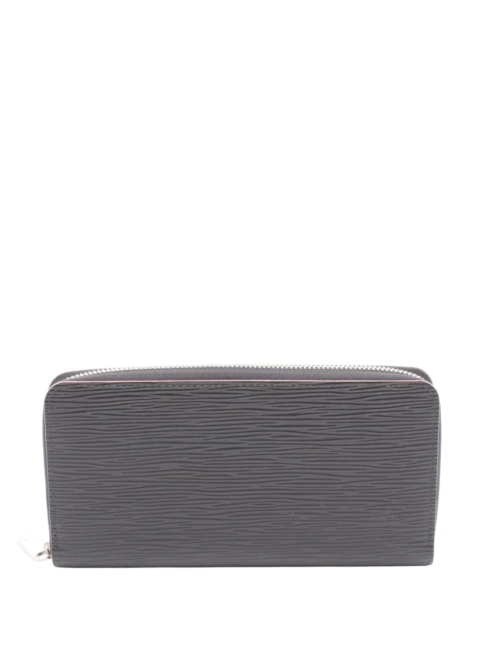 Pre-owned Louis Vuitton 2020 Epi Zippy Wallet Long Wallets In Gray