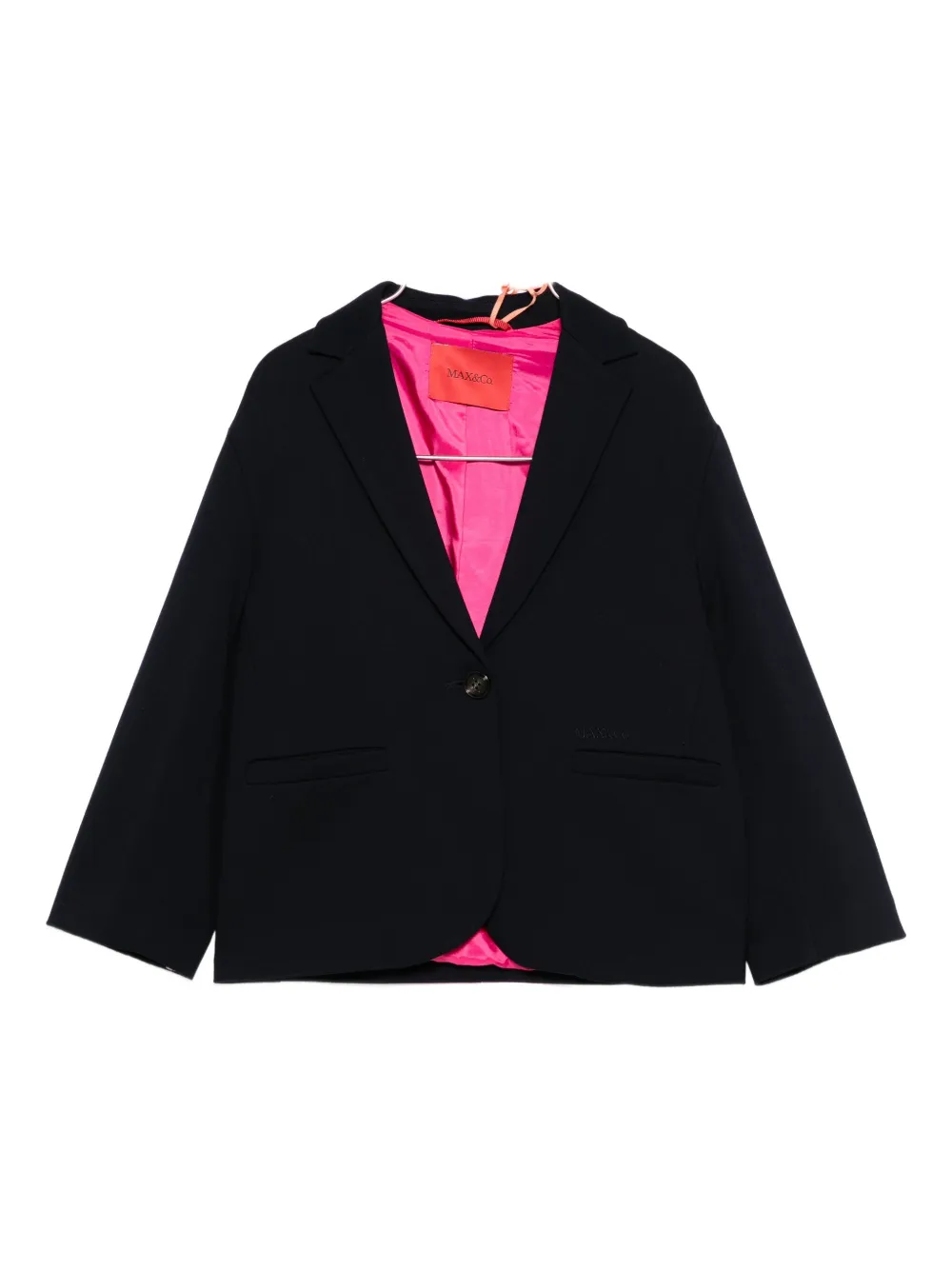 MAX&Co. Kids single-breasted blazer | Blue | Image 1