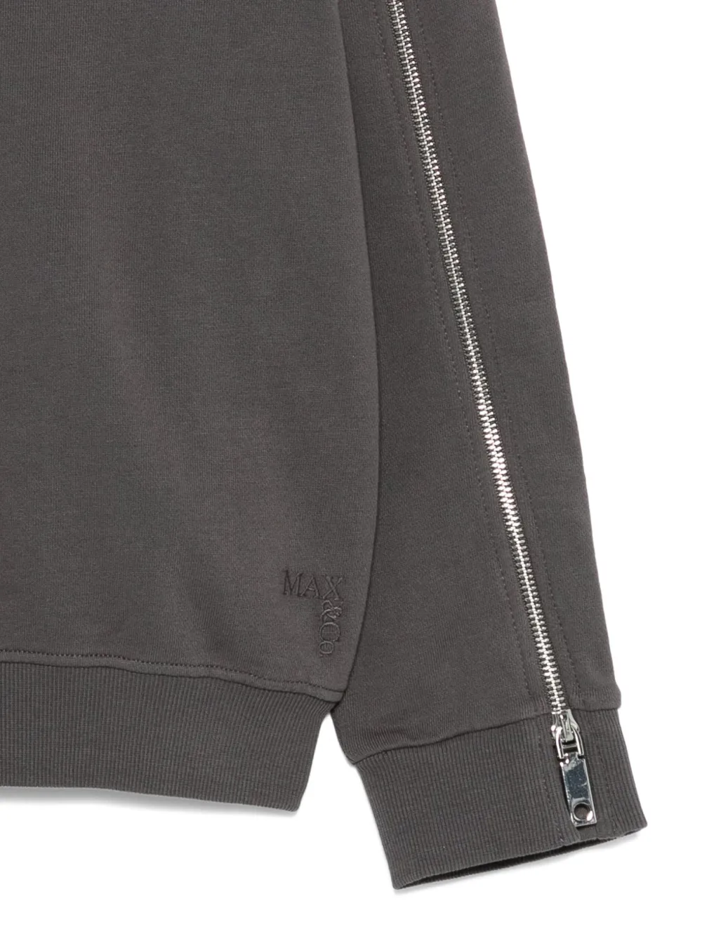 MAX&Co. Kids Sweater verfraaid met rits Grijs