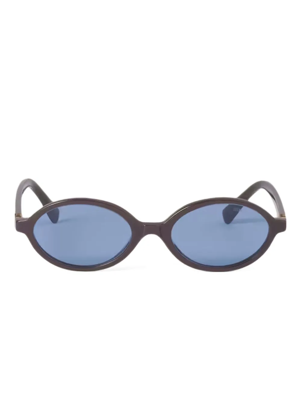 Miu Miu oval-frame sunglasses | Brown | Image 1