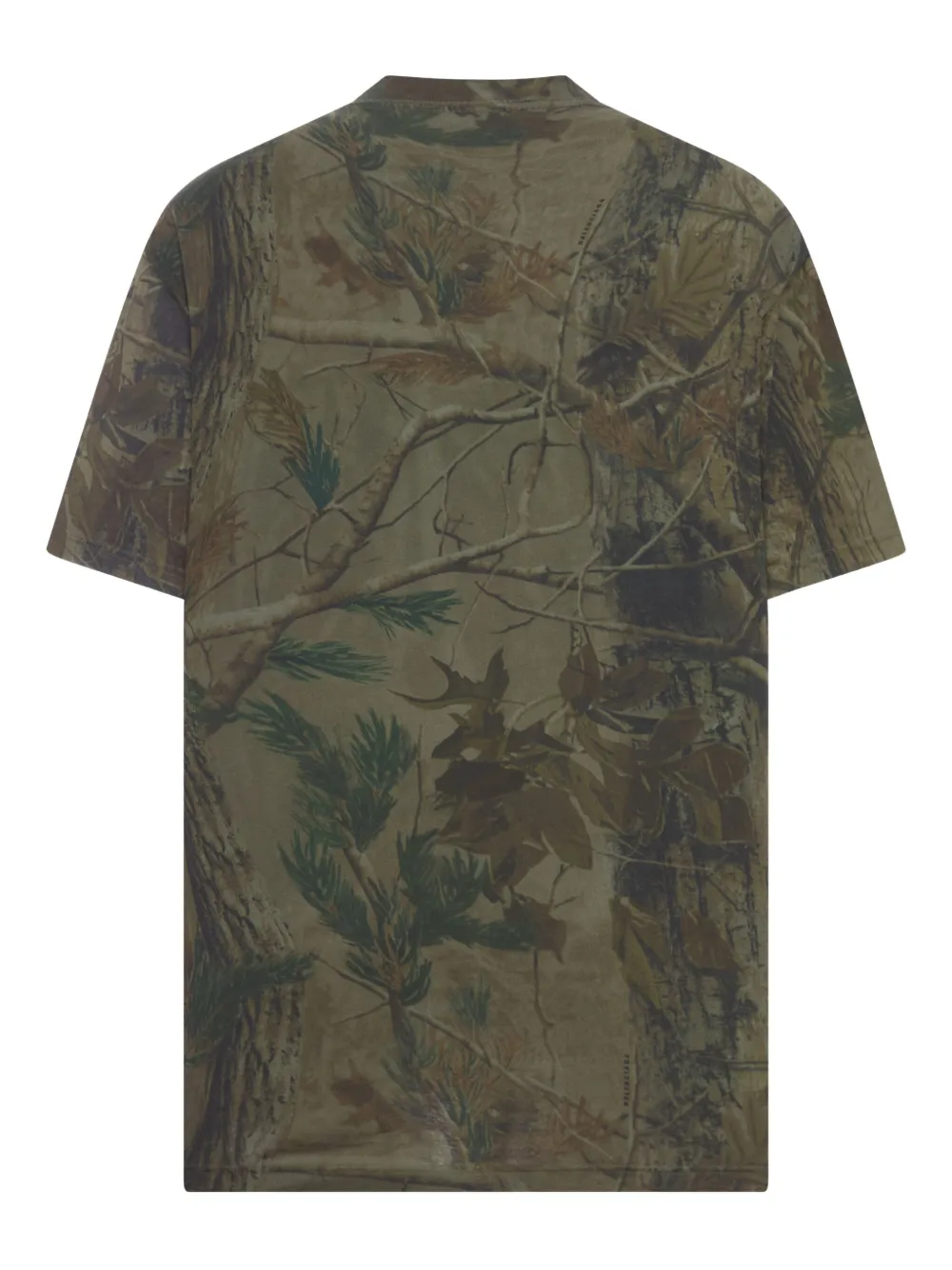 Balenciaga camouflage cotton t-shirt - Groen