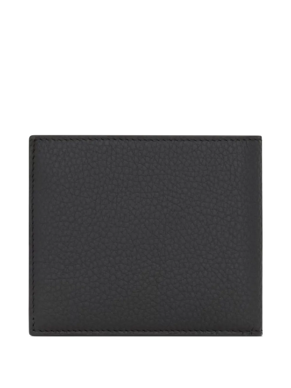 Saint Laurent Cassandre Leather Wallet In Black