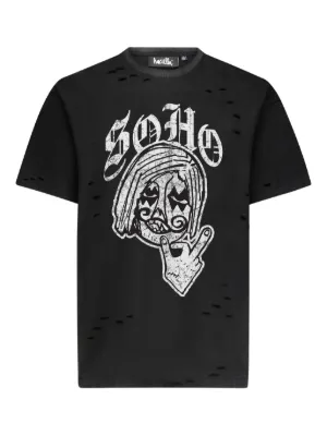 VETEMENTS グラフィック Tシャツ | ブラック | FARFETCH JP
