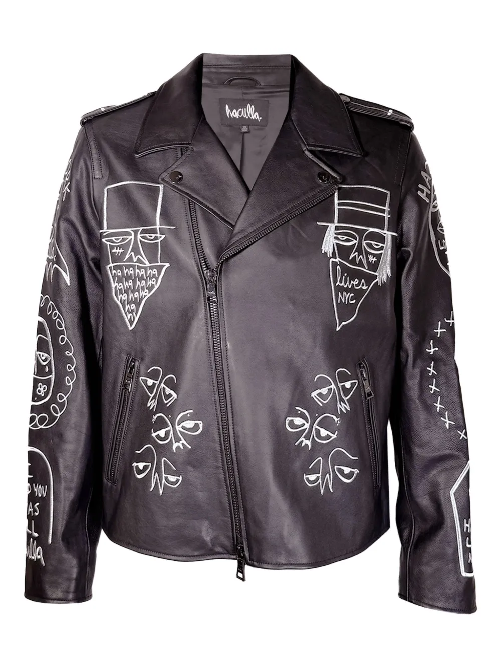Haculla Giacca NYC Tribe Moto Jacket - Nero