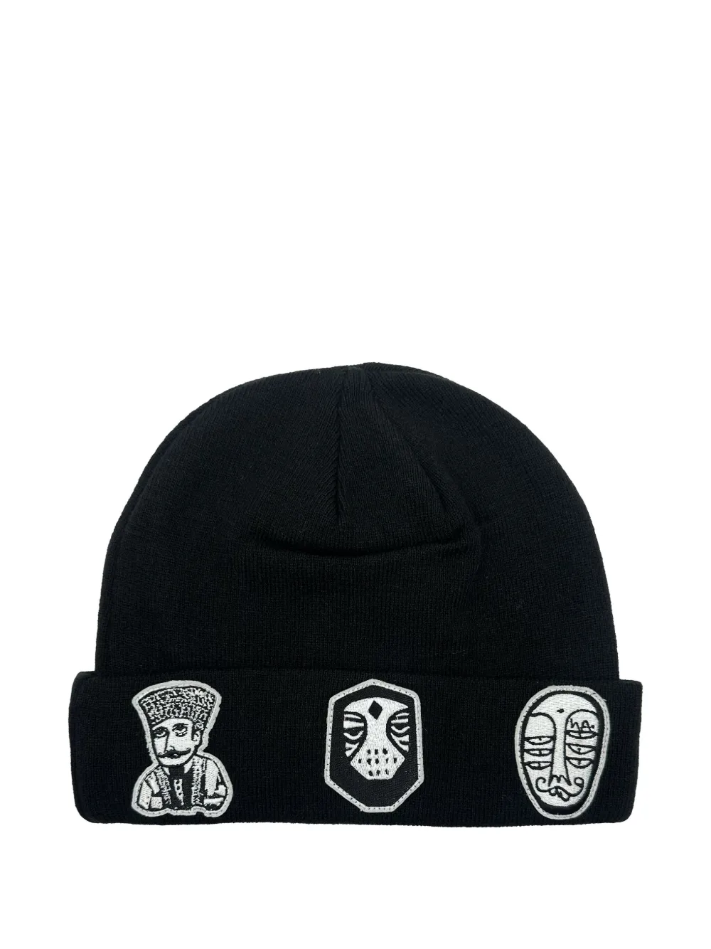 Haculla Beanie mit NYC-Stickerei - Schwarz