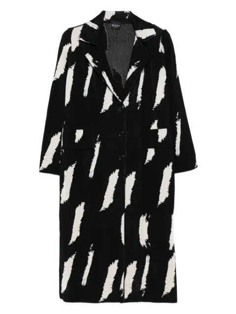 Neera Brushstroke single-breasted coat