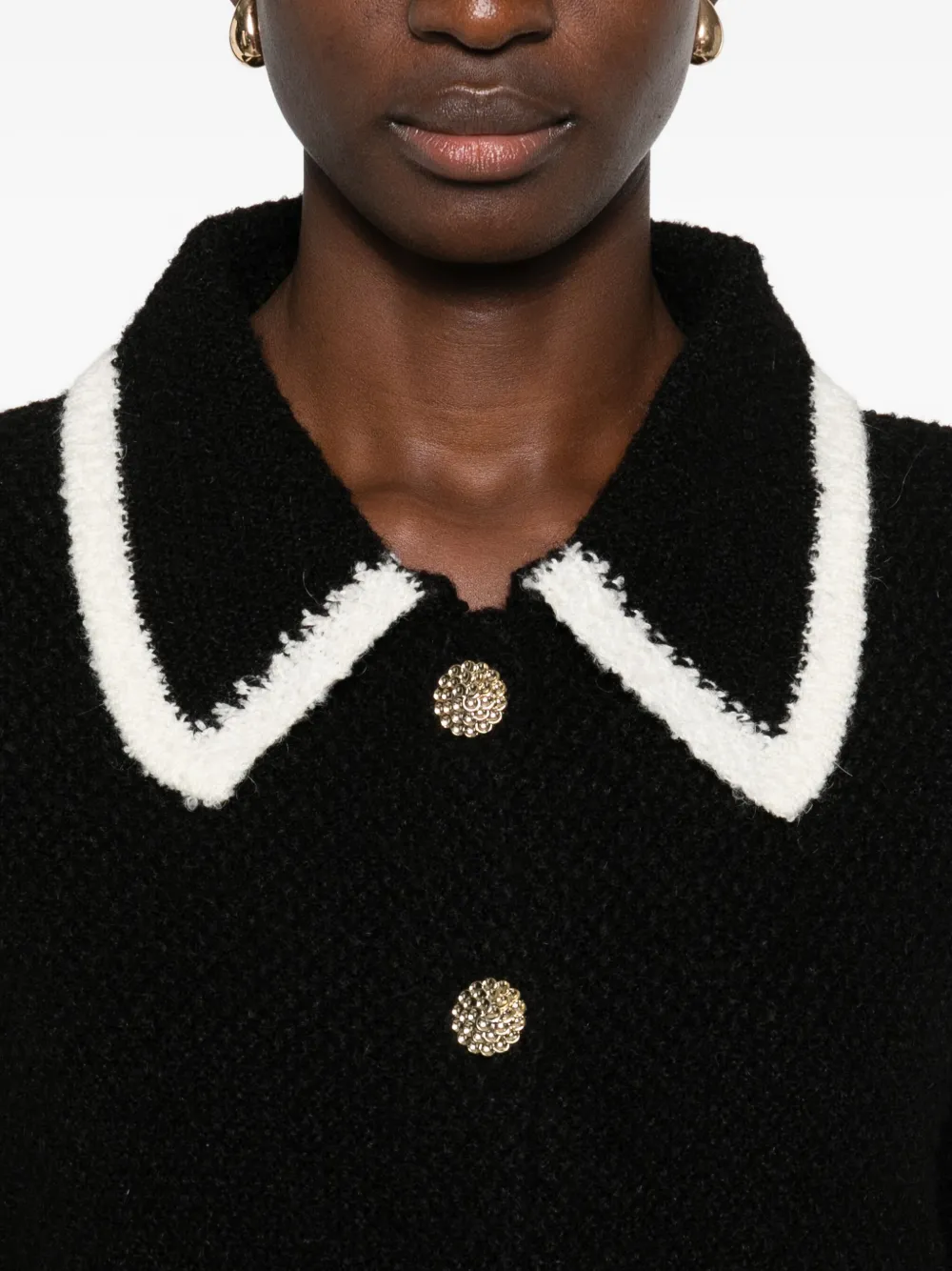 Neera Tweed Jacket In Black