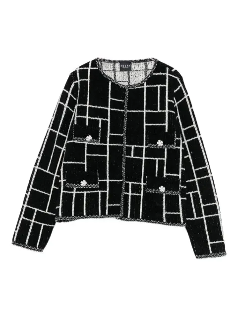 Neera geometric-pattern jacket