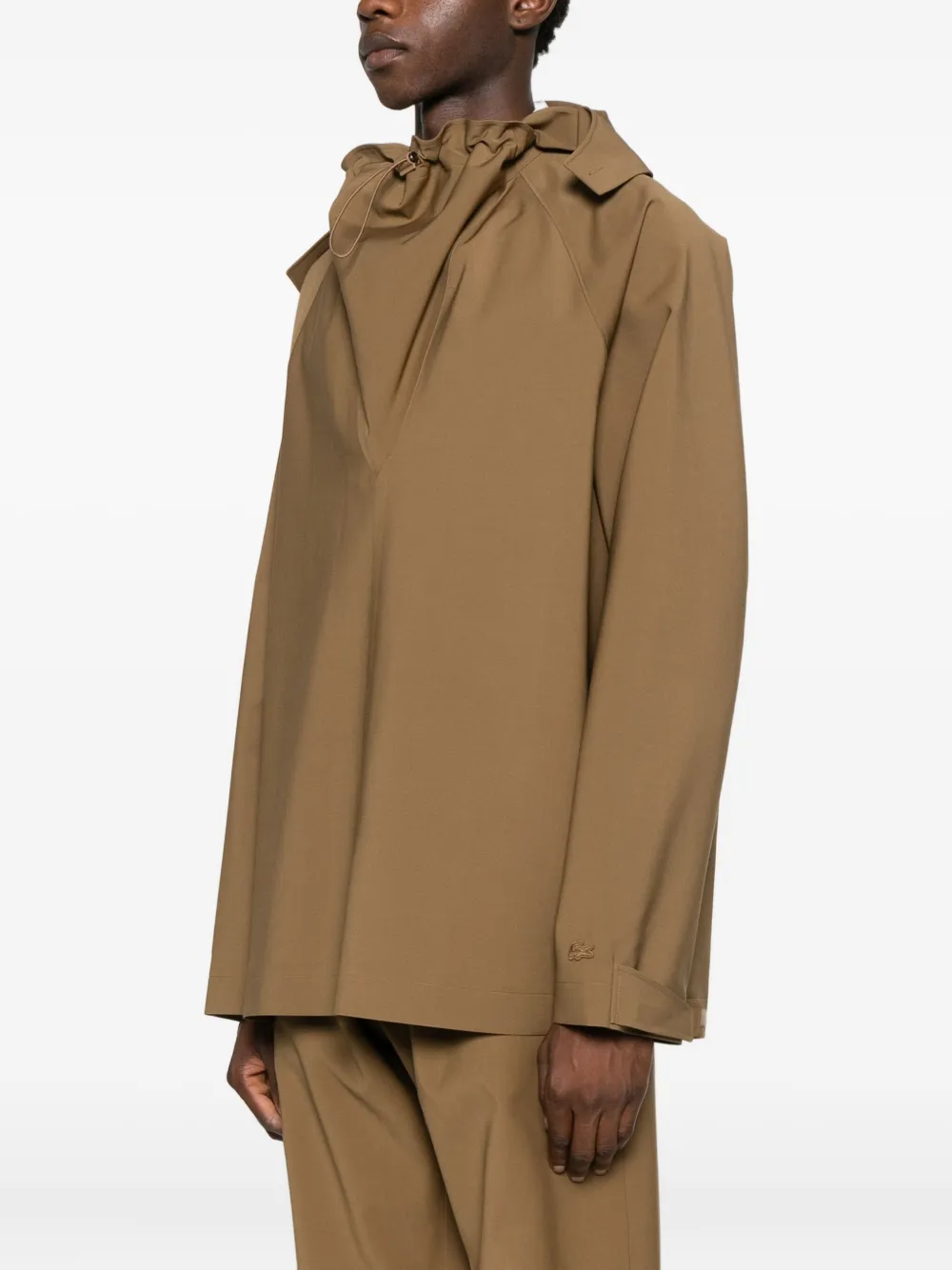 Lacoste Jack met capuchon Bruin